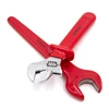 WEDO insulated tools VDE 1000V crv dipped electrical insulated adjustable wrench spanner