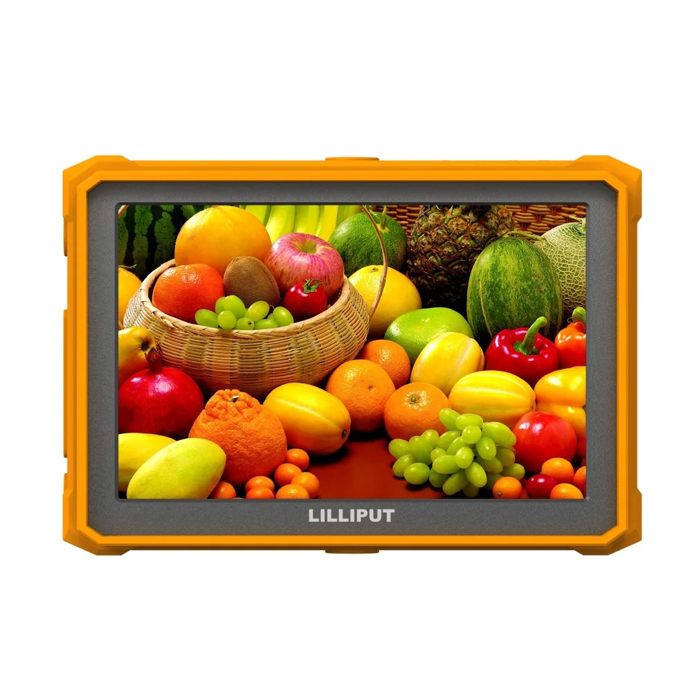 

Lilliput A7S 7 Inch Yellow Silicon Rubber Case Utra Slim IPS Full HD 1920x1200 4K HDMI On-camera Video Field Monitor