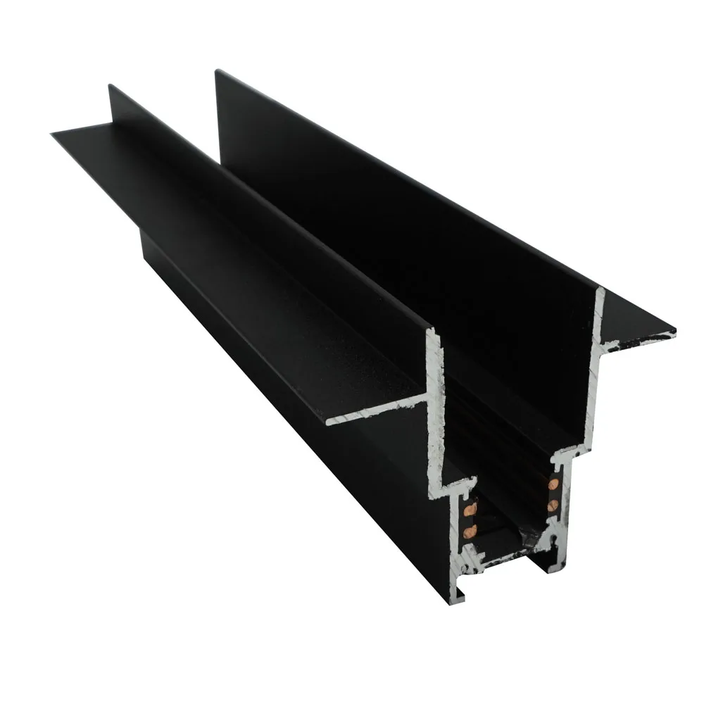 
Magnetic Track Lamp Empty Housing Aluminium Guide Rail Recessed Lighting System Led Exhibition Light 
