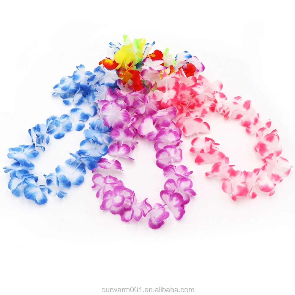 Ourwarm Large Lots Of Necklaces 12pcs Tropical Hawaiian Flower ...