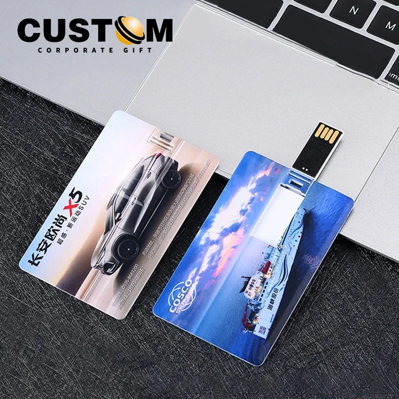 

Custom Credit Card Usb Flash Drive Corporate Gift Promotional 2.0 3.0 Business Card Usb Stick Pen Drive 8Gb 64Gb 128Gb Pendrive