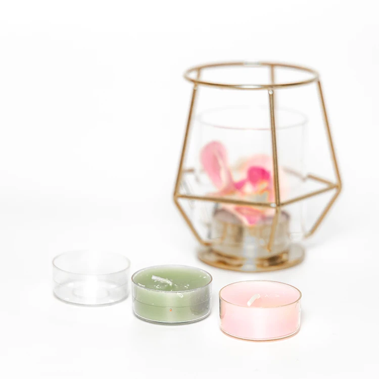 

wholesale empty clear plastic tealight candle cups decoration