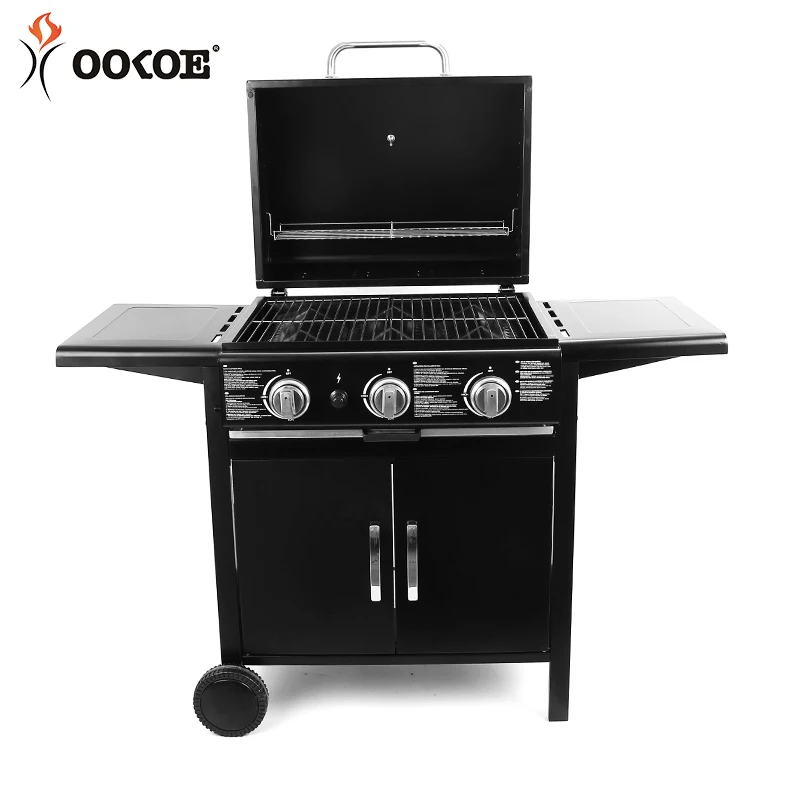 

Hot Sale Outdoor Camping Ce Approval BBQ Gas Grill With 3 Burners