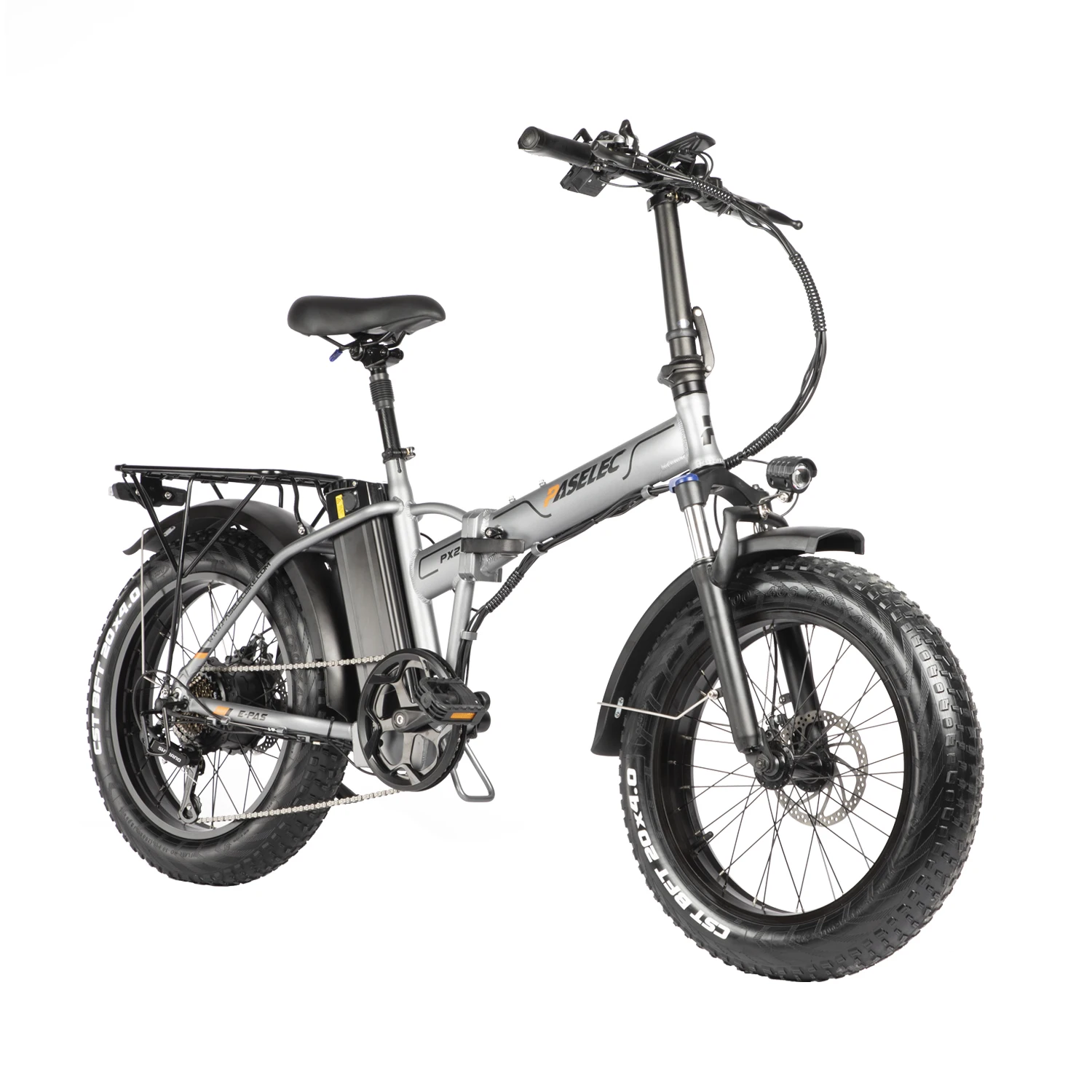 

PASELEC USA warehouse fat tire electric bicycle foldable 20inch 500w Ebike