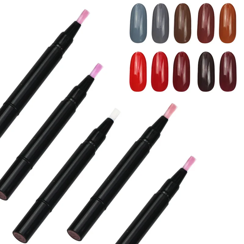 

High Quality Free Sample 80 Colors One Step Gel Nail Art Polish Pen, Colorful