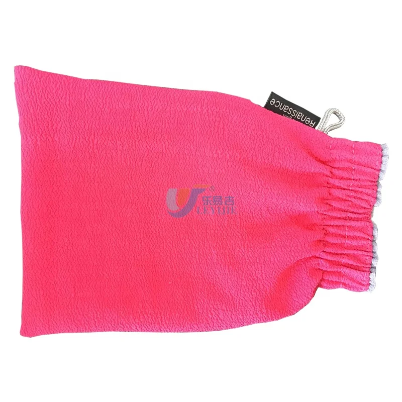 

2021 New Fashion Eliminate Dry, Dead Skin Viscose Bath Glove Exfoliating Bamboo Viscose Natural Sisal Bath Mitt, Green