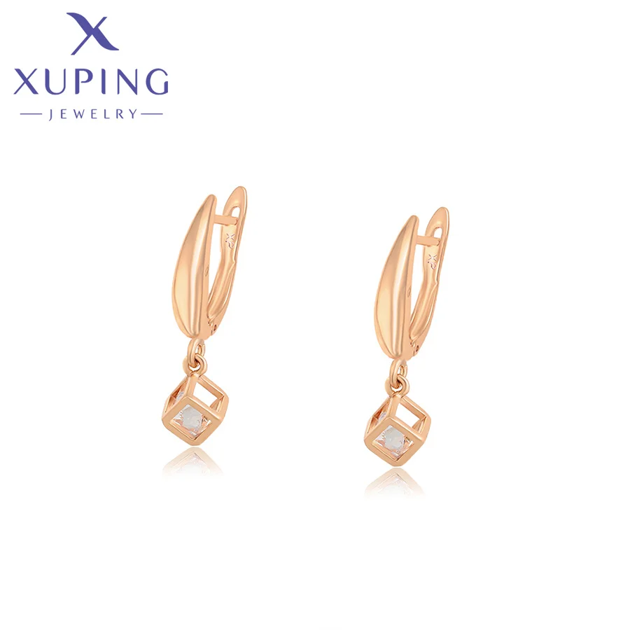 

X000779749 xuping jewelry Elegant 18k Gold Plated fashion simple earring Women Earrings