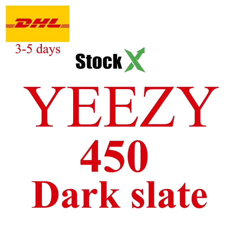 

Og Top Yeezy450 Dark Slate Cloud White Sneakers With Box Woven Upper Men And Women Yeezy 450, 3 colors