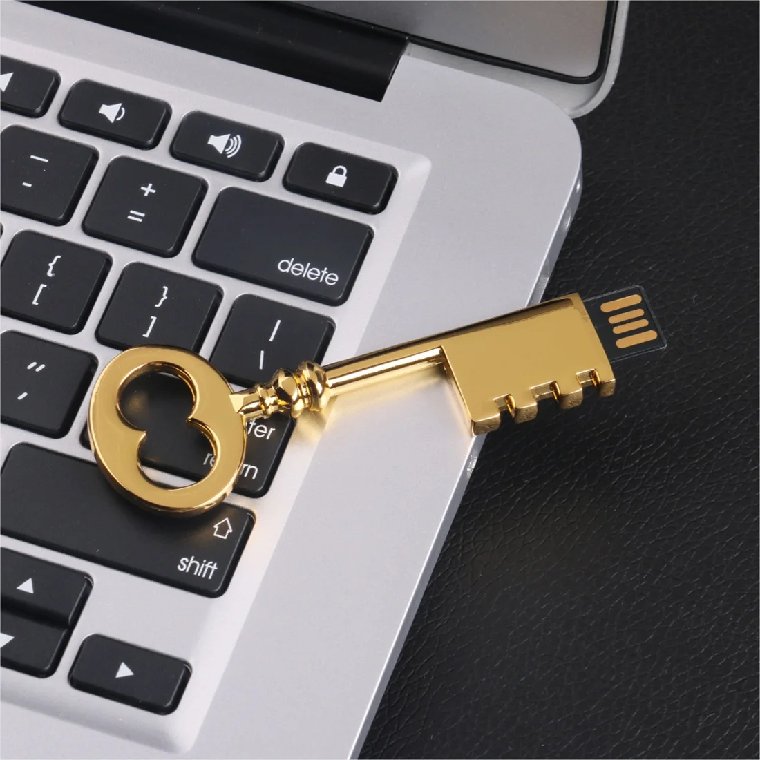 

Travel Promotional Gold Key Shape Usb Flash Thumb Drive 8GB 16GB