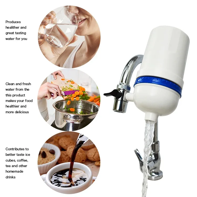 Tap Connected Faucet Mounted Water Filter/purifier Price Faucet Mounted