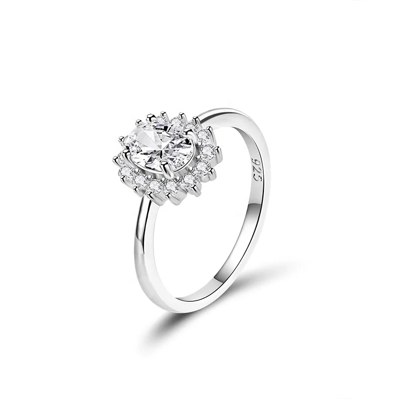 

Hot Sale 2023 Wedding Women Jewelry Custom Party CZ CLASSIC OEM Ring
