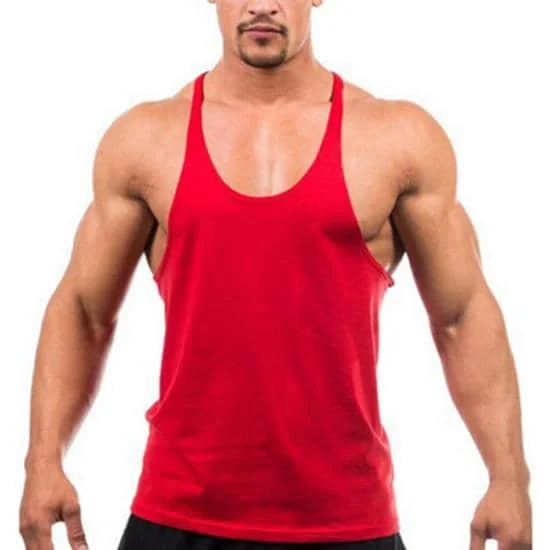 

Fitness Mens Gym Sleeveless Tank Top Custom Mens Running Singlet, Customized color