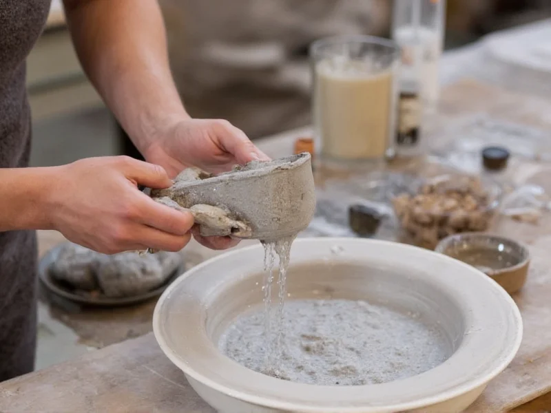 Infinite Craft clay creation process with water and ash