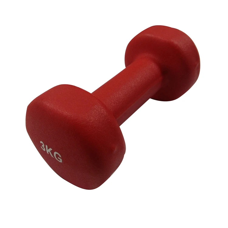 

Different Pounds Weight Lifting Non-slip Grip Neoprene Rubber Dumbbells, Customized color
