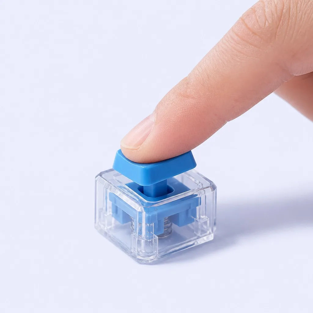 Clicky Switch Tactile Press Action