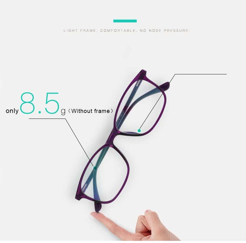 

Factory Delivery Pc Super Light eyewear blue light optical frame