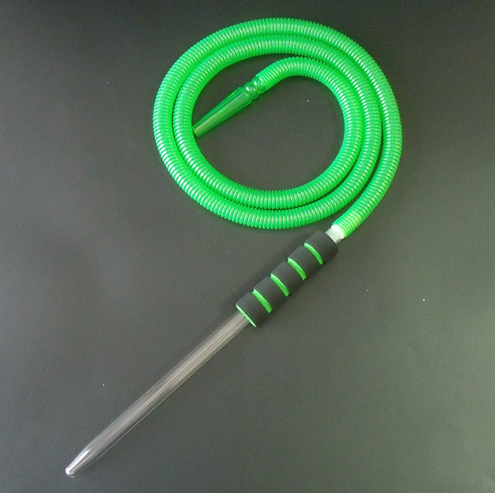 Hookah Accessories Plastic Shisha Pipe Glass Handle Disposable Hookah