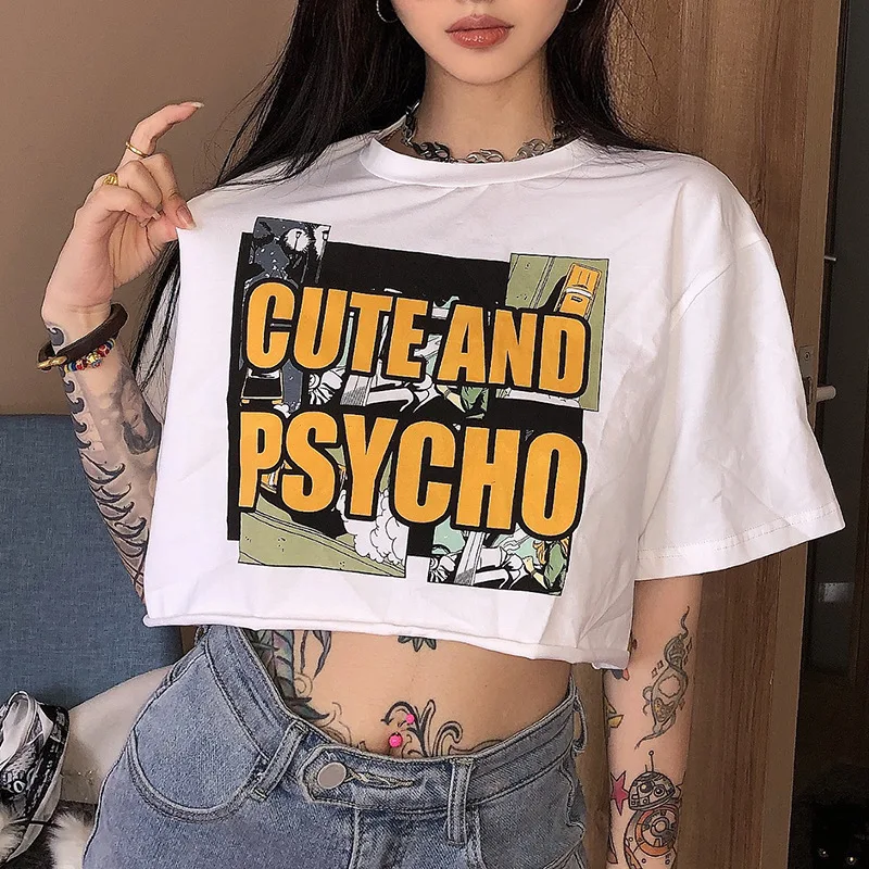

2021 Women's o- neck letter printing loose short-sleeved T-shirt top