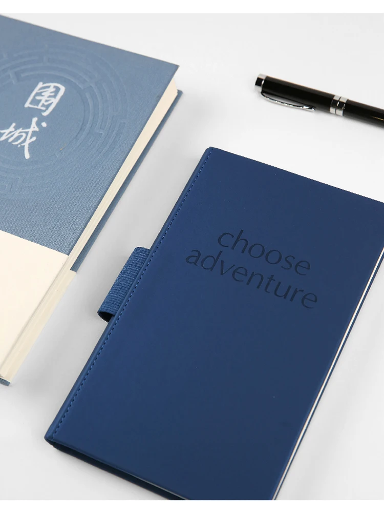 Lion Paper Business Diary Journal Pen Loop PU Leather Hardcover A5 Notebook