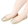 MiDee Gold Sequins Ballet Dance Shoes Ballroom Dance Shoes Womeno