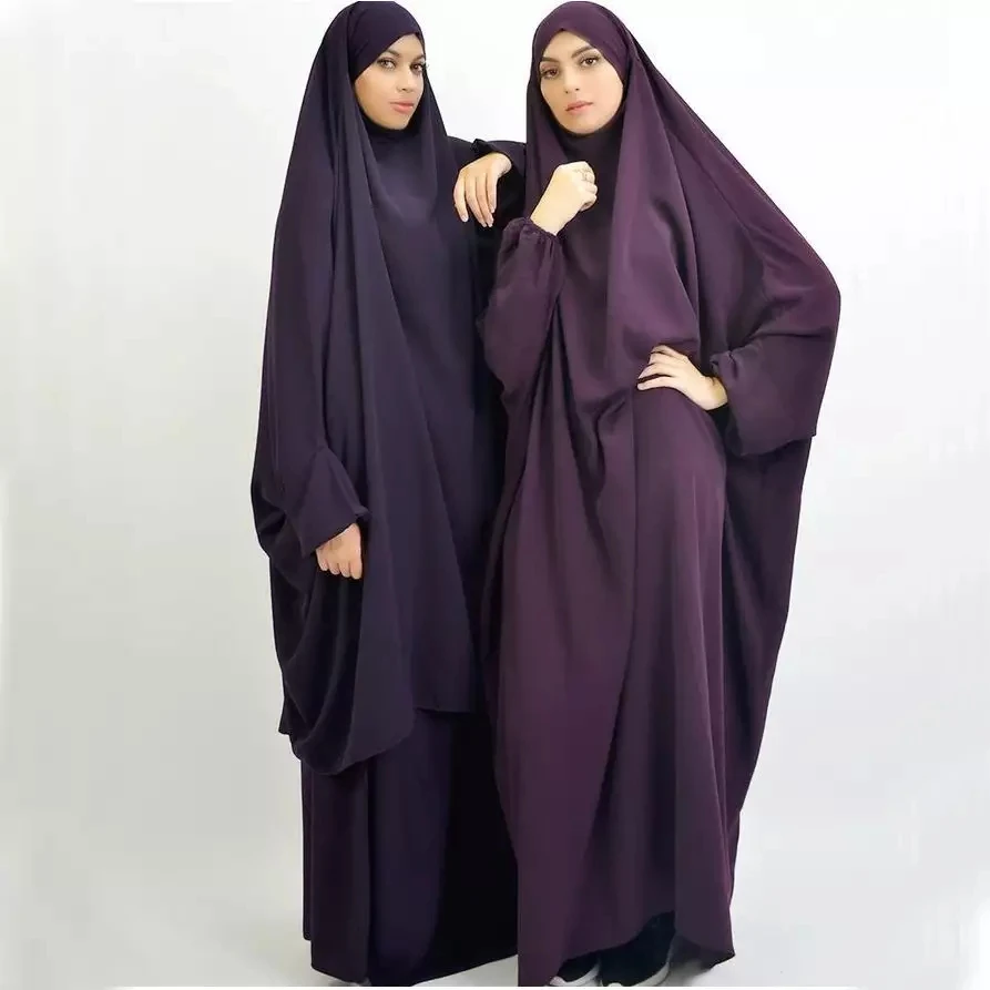 

Robe dubai Elastic One Piece Wear Islamic French Borka Muslim Clothing Jilbab Prayer Dress Modest Khimar Hijab Abaya