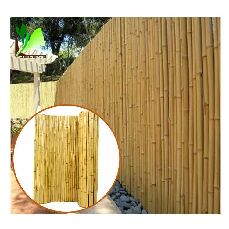 Strong Bamboo Slat Fence