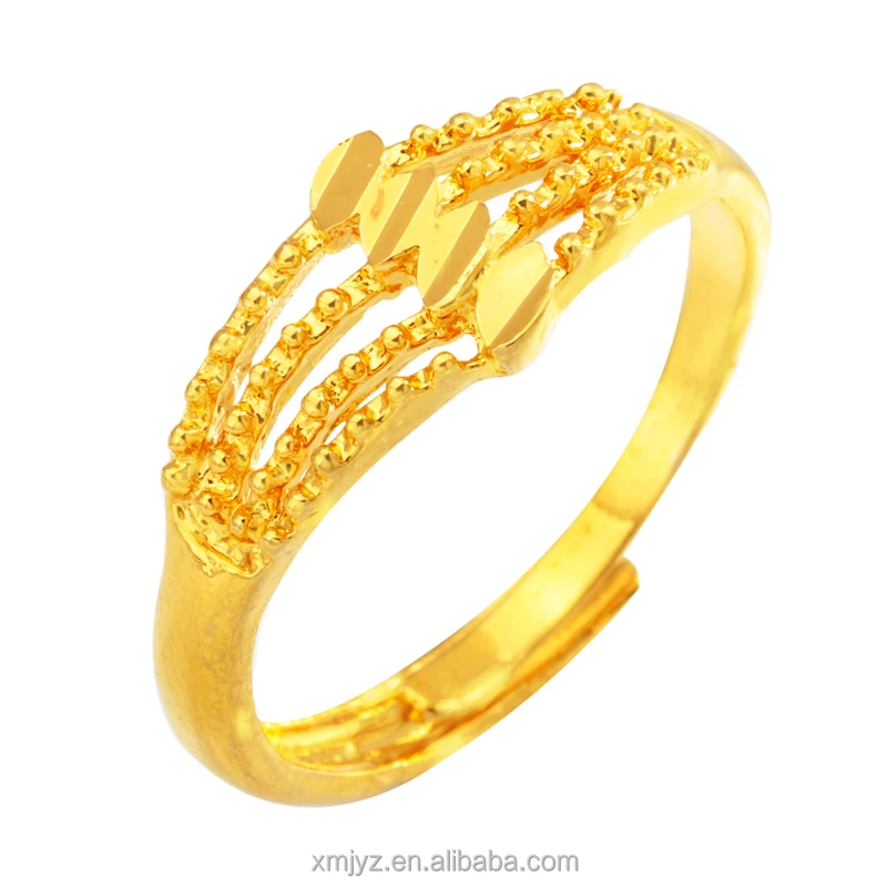 

Consignment Source Wholesale Brass Gold-Plated Jewelry Four-Leaf Ring Female Fashion Korean Creative Small Ring