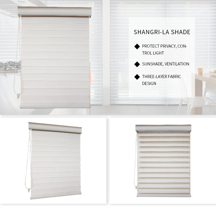 Made To Measure Triple Shade Blinds Wifi Control Window Shangli-la ...