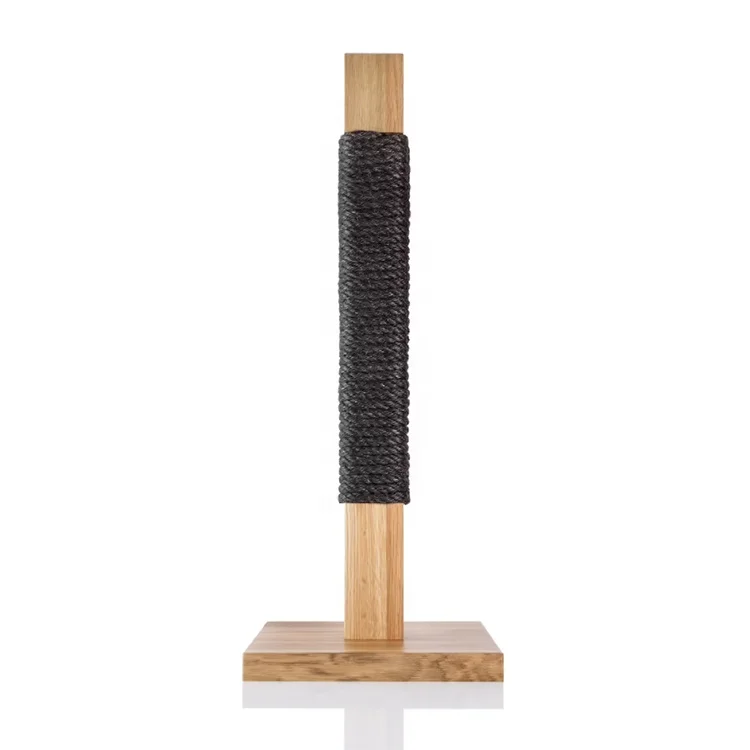 

Cat Interactive Toys Cat Woden Scratching Post, Brown