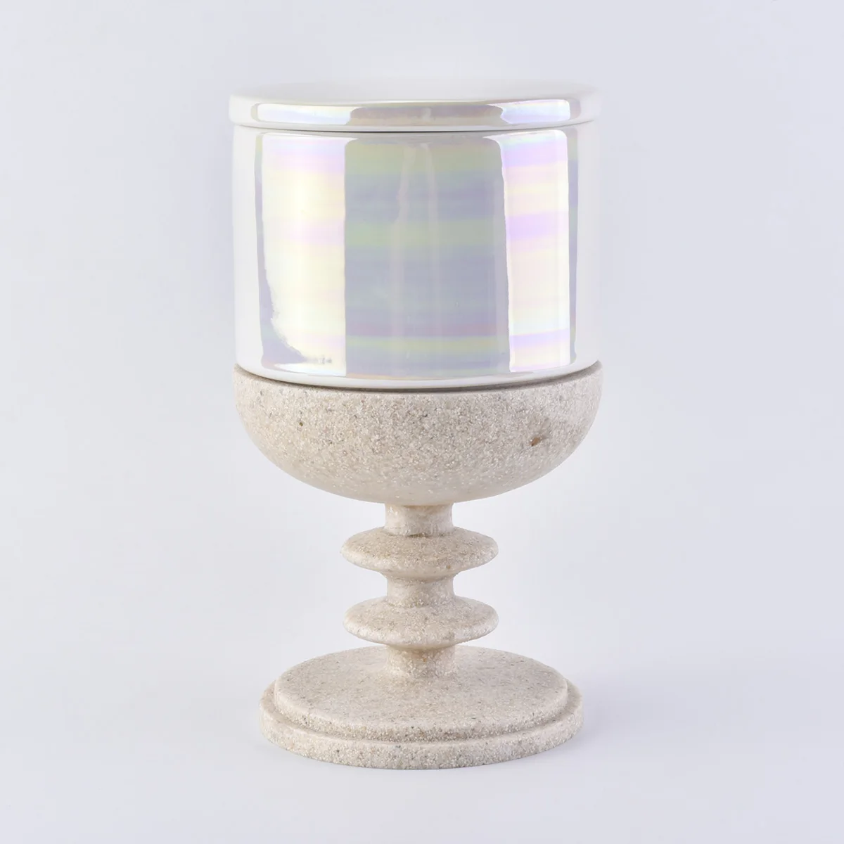 Luxury Christmas Ceramic Candle Holder For Home Decoration