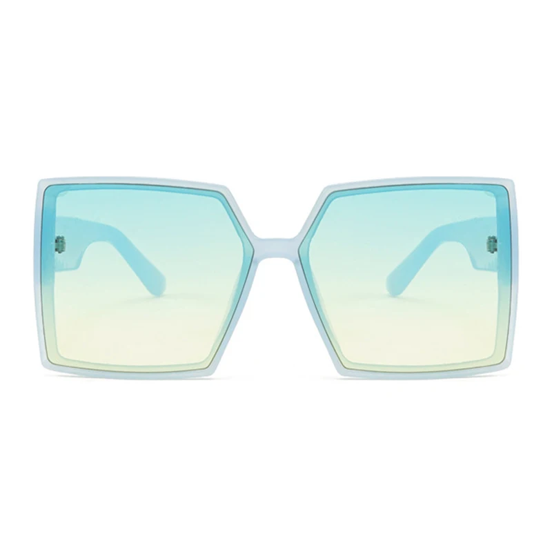 

New ladies fashion sunglasses big square frame personality sunglasses