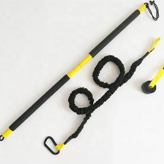 

gym Rip trainer resistance stick set fitness elasticity training rod bar, Yellow