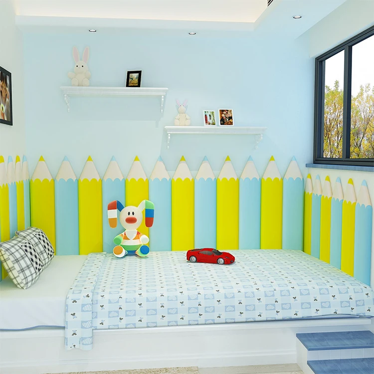 Ecofriendly High Dense Sponge Pu Safety Wall Padding For Children