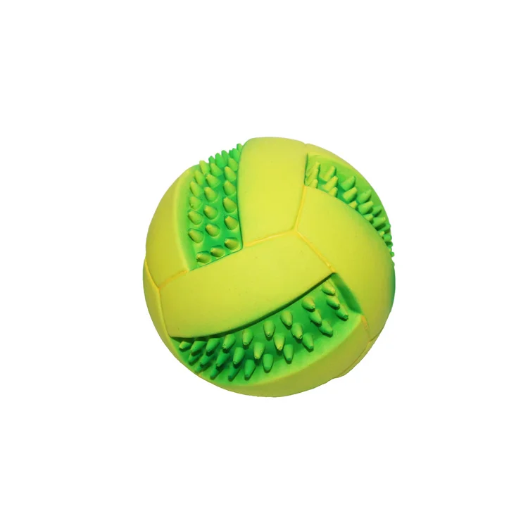 

Concave convex cylindrical volleyball interactive throwing training with pets pet chew dog toy, Green