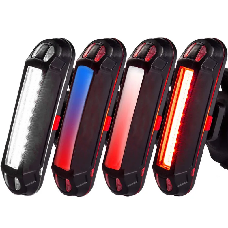 

Dropshipping Bicycle Rear Light USB Rechargeable Cycling LED Taillight Waterproof MTB Road Bike Tail Light Flashing