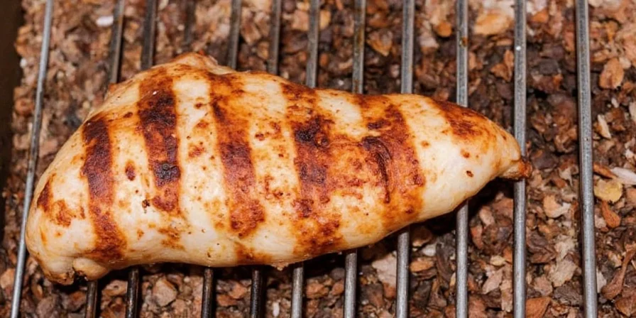 Citrus rubbed smoked chicken breast