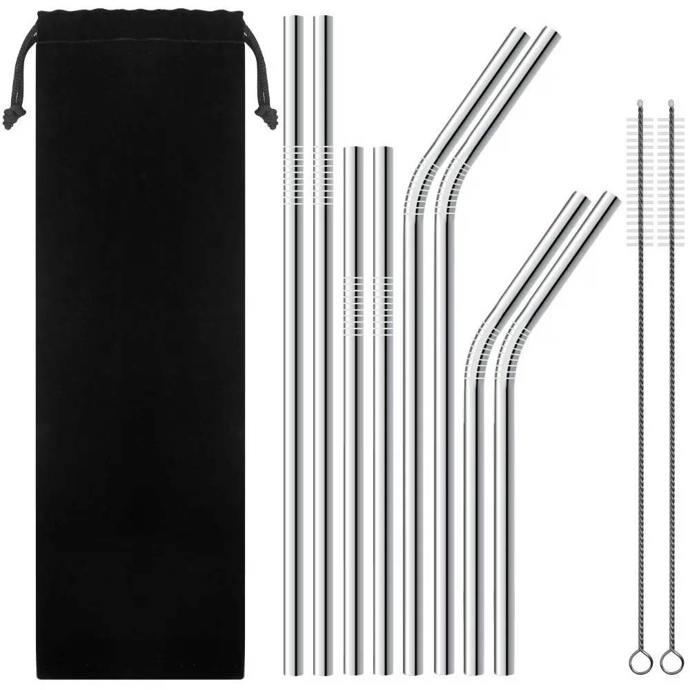 

Food Grade 304 Stainless Steel Metal Straw Wholesale, Customized color