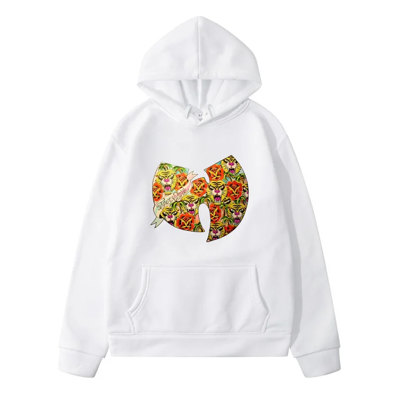 

Men's European and American street hip-hop fashion brand Wu tang oversized print hoodie