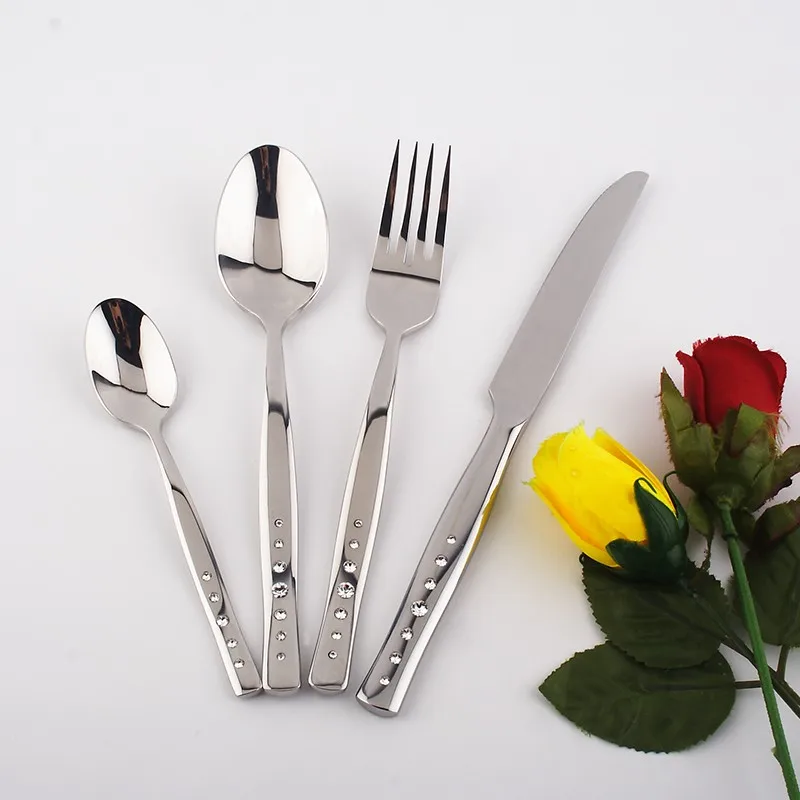 

Wholesale Fork Knife And Spoon Set Stainless Steel Cutlery Travel Picnic Culery Set