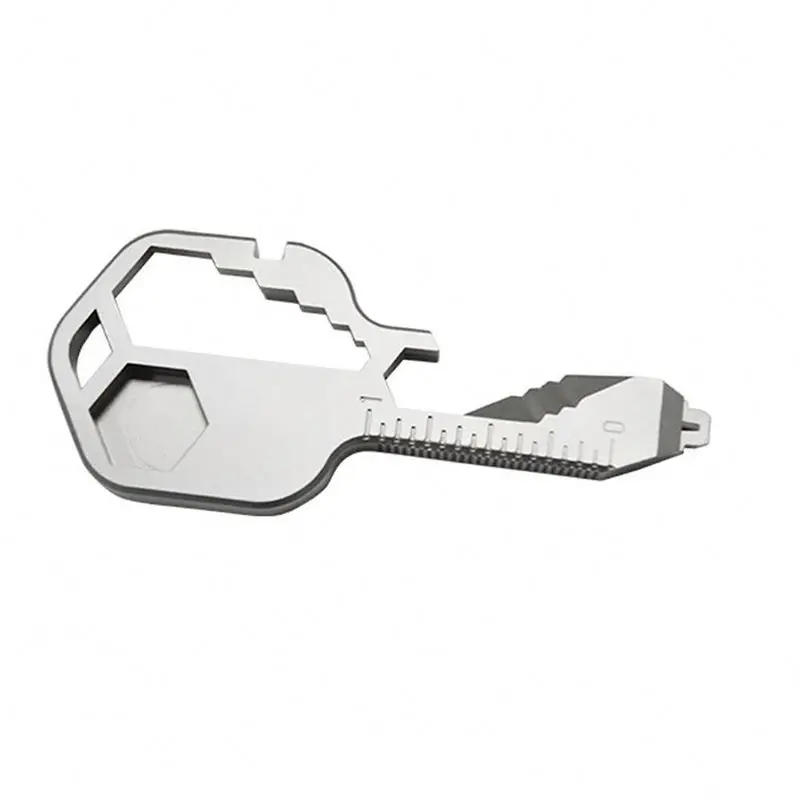 

DRk8 Screwdriver Wrench Key Shape Pocket Multi Tool 24 in1 Key shaped mini tool