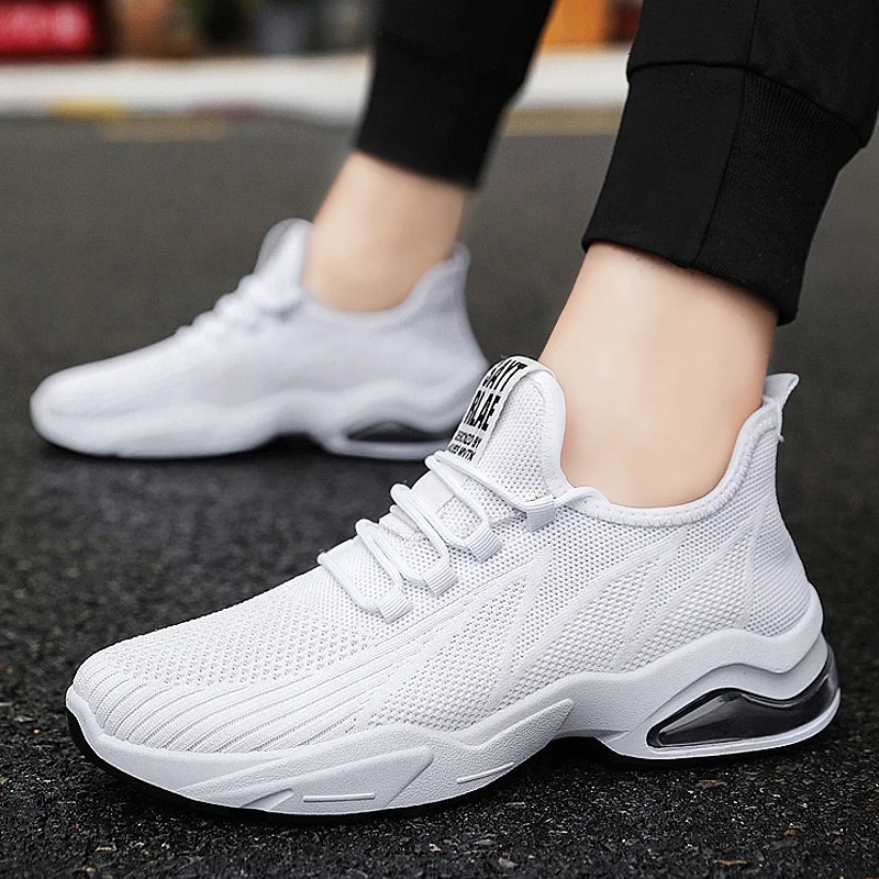 

Men's Sneakers Fashion Running Shoes Slip On Casual Shoes for Walking wholesale bulk jogging shoes for mens custom logo sneakers, White,beige,black