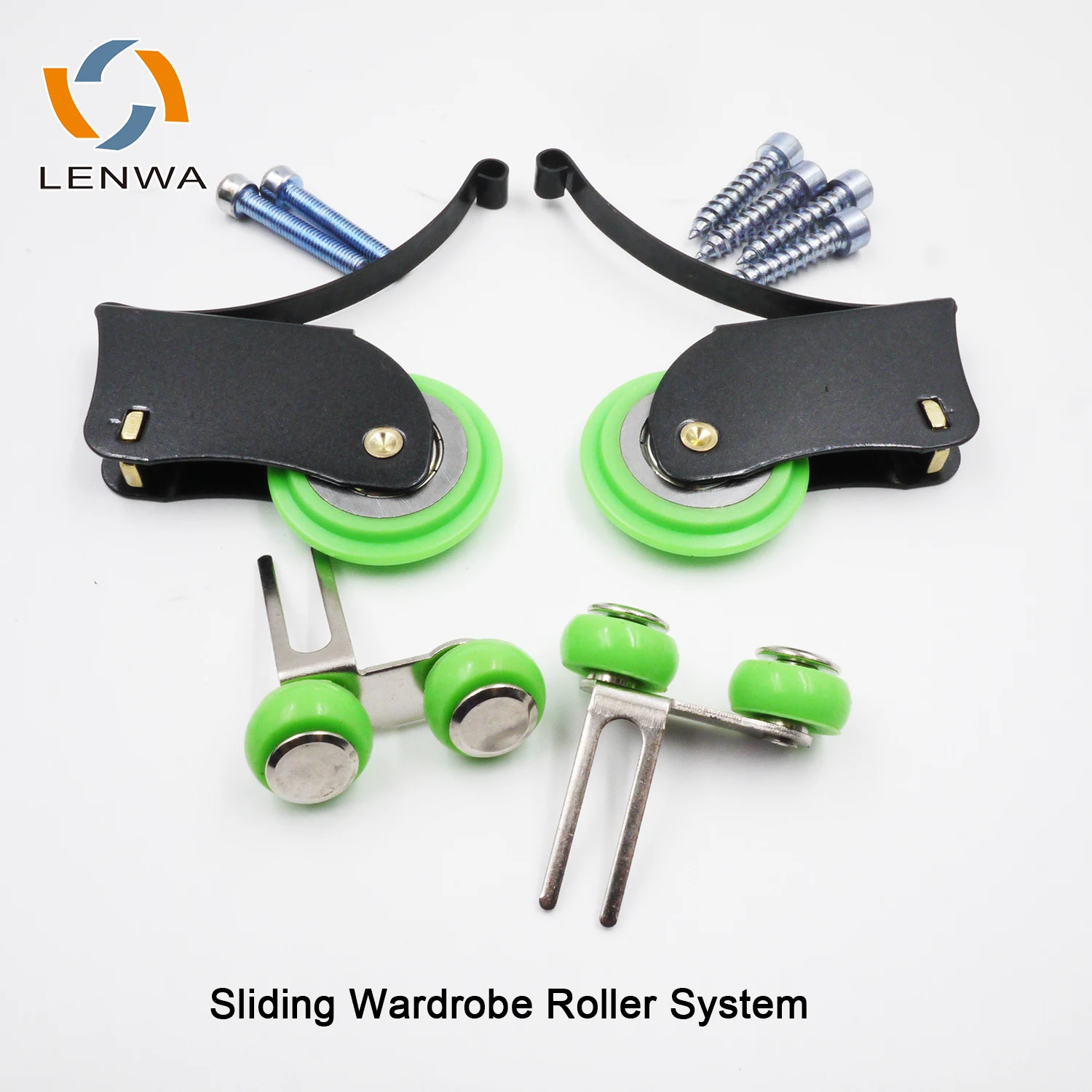 

LENWA Aluminum Factory Wardrobe Door Wheel for Sliding Wardrobe Door Rail System