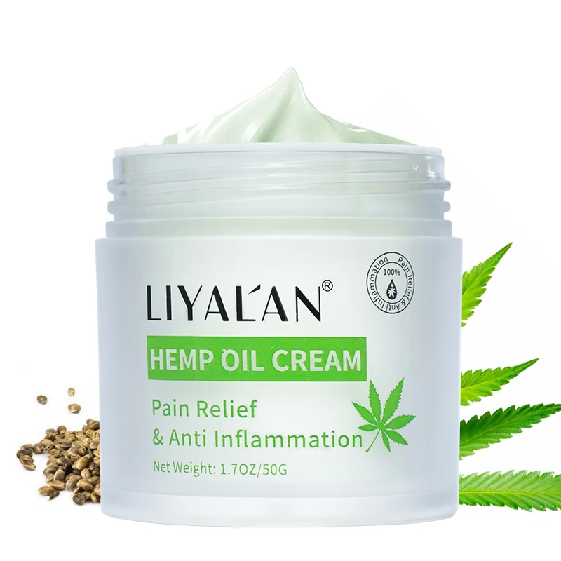 

LIYALAN Private Label Organic Full Spectrum Anti-inflammatory Pain Relief CBD Hemp Oil Cream