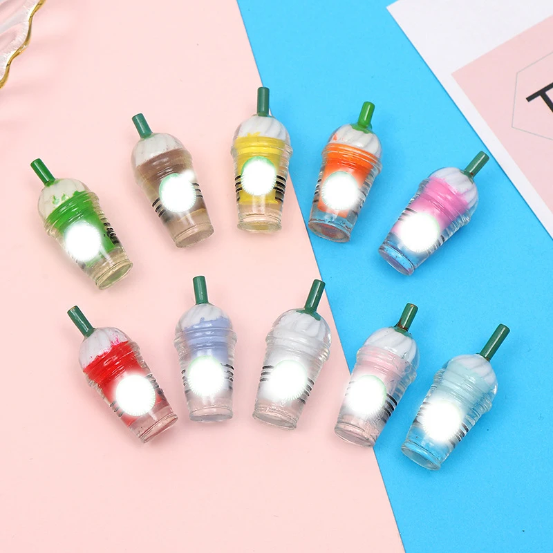 

custom made colored 3d simulation straw sippy bottle design flatback diy accessories resin cabochon for keyring