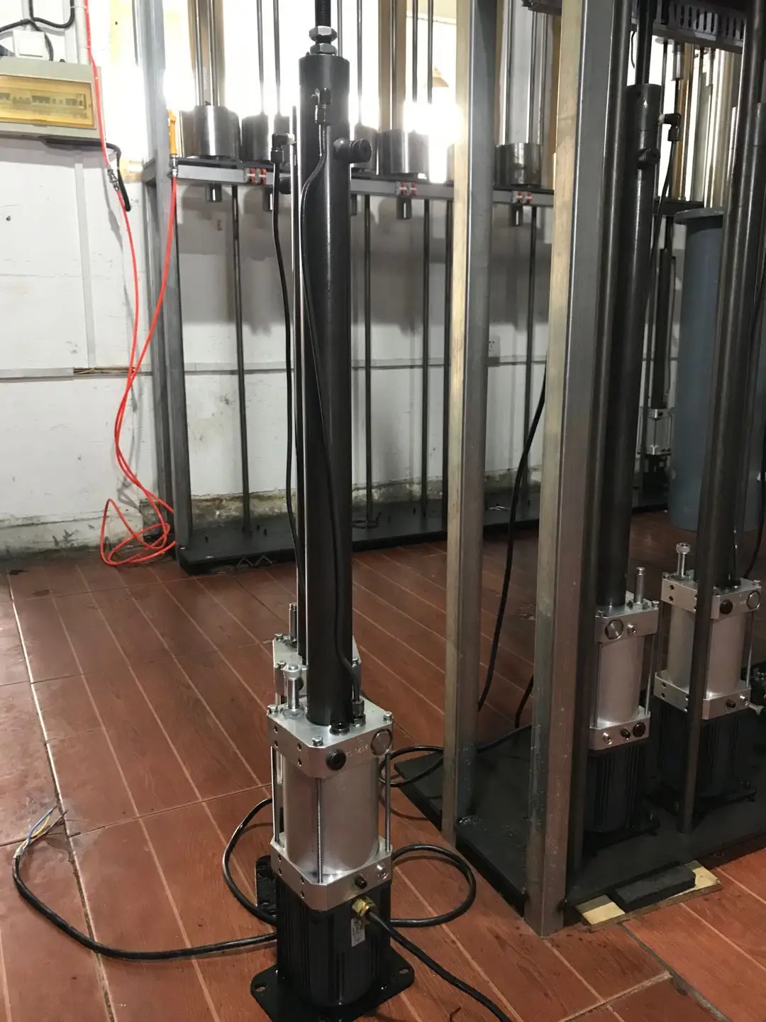 
Lifting Hydraulic function integrated mechanism of safety and protection column for road block / explosion-proof device 