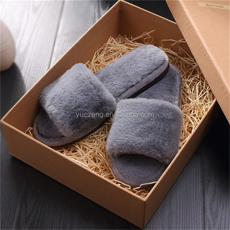 

High quality slipper for woman rabbit sandals fur, As pictures or oem
