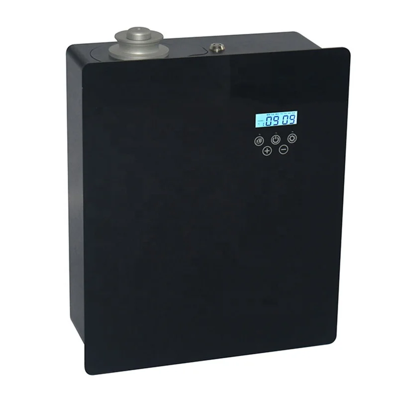 

CNUS S1500 Customize 500ml Cold Mist Nano Spray Perfume Oil Aerosol Dispenser HVAC Scent Device Nebulizer Aroma Diffuser, Black white