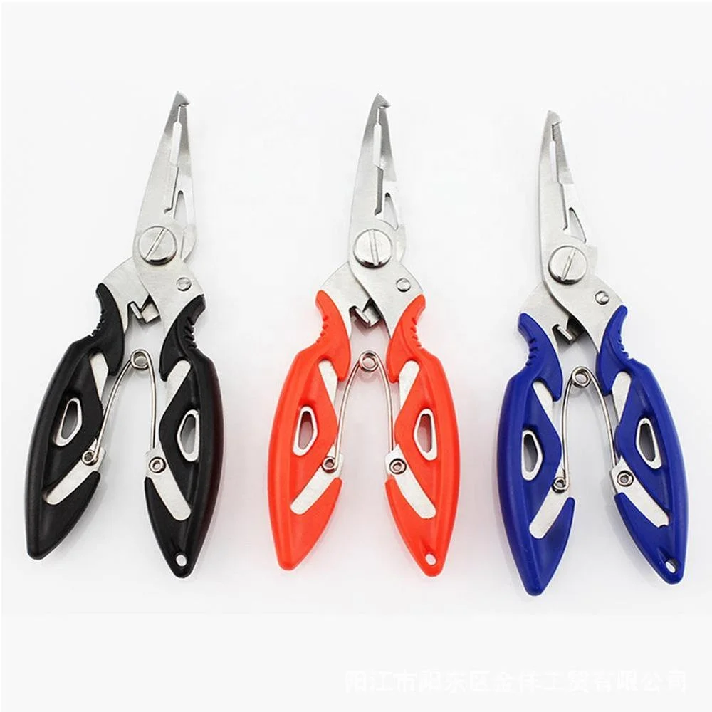 

Multi-functions Stainless Steel Fishing lure Piler scissors With Nylon bag Fishing Line Cutters Fishhook Remover Tackle Tools