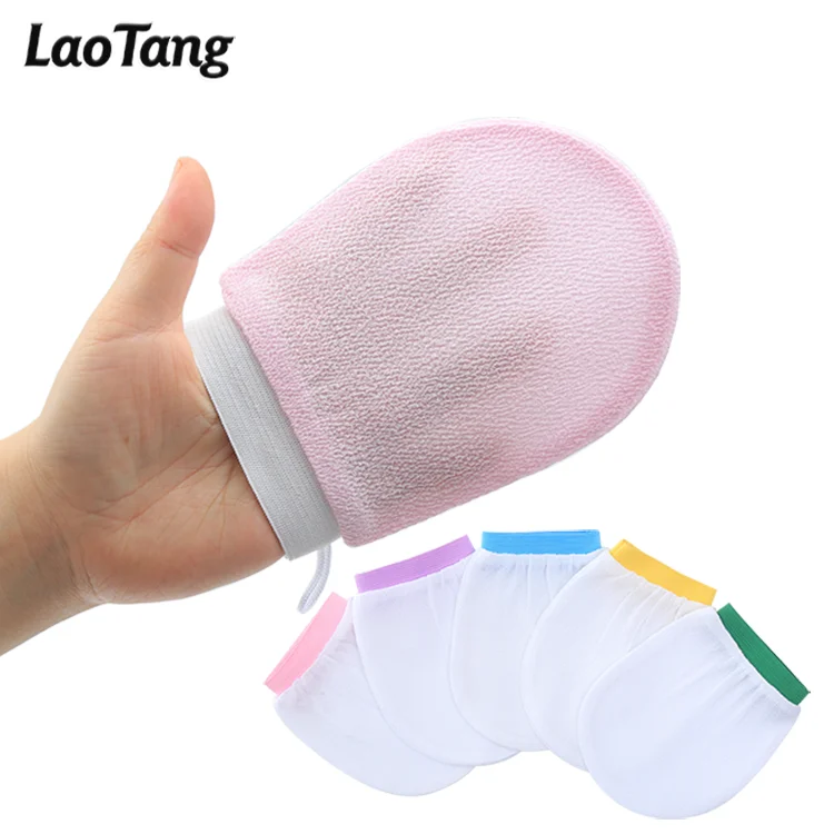 

48-hour Delivery Face Scrub Exfoliating Glove Mitt Tan Remover Face Exfoliator Shower Tanning Glove