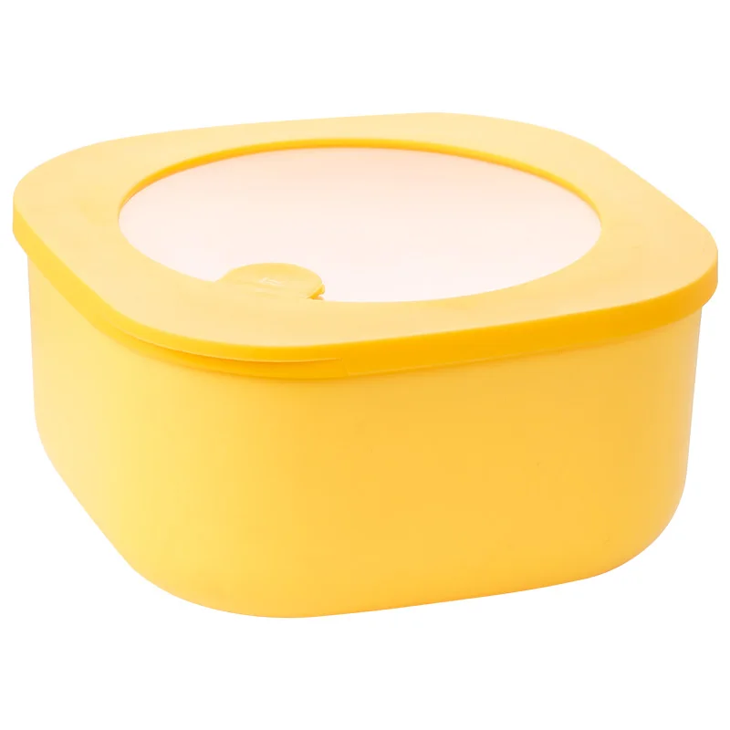 

Food Fridge Storage Box Plastic Food Grade Containers Pinmoo Design Small Square Refrigerator Plastic Set OEM Customized Europe, Customized color